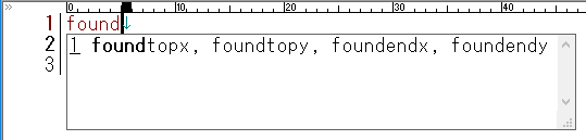 単語補完-行単位